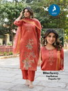 Blueberry By Kaya Shimmer Butti Kurti With Bottom Dupatta Wholesalers In Surat